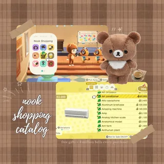 x40 nook shopping catalog | cheap affordable acnh animal crossing new horizons!