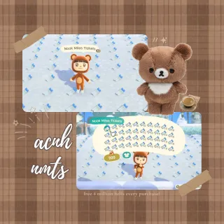 800 NMTs | cheap affordable nook miles tickets acnh animal crossing new horizons!