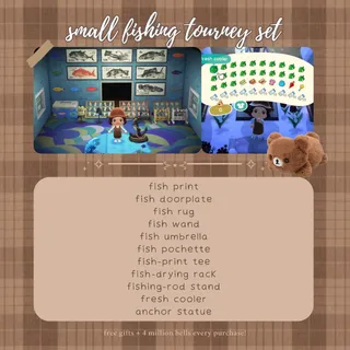storage sale! fishing tourney set | cheap affordable acnh animal crossing new horizons!