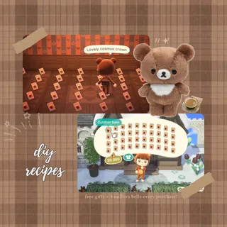 x40 diy recipes | cheap affordable acnh animal crossing new horizons!