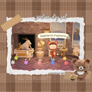 zodiac diy set | cheap affordable bundle acnh animal crossing new horizons!