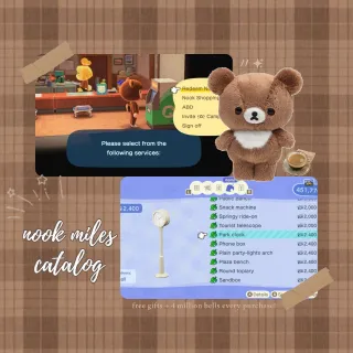 x40 nook miles catalog | cheap affordable acnh animal crossing new horizons!