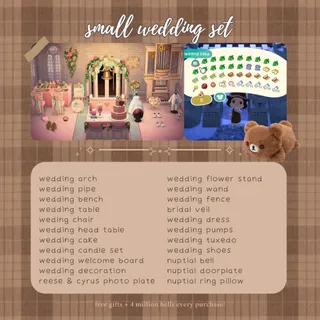 storage sale! wedding set | cheap affordable acnh animal crossing new horizons!
