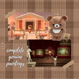 all 43 statues & paintings | cheap affordable acnh animal crossing new horizons!