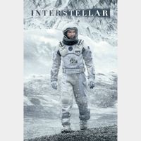INTERSTELLAR (2014 CHRISTOPHER NOLAN) (HD DIGITAL CODE) VUDU, FANDANGONOW INSTANT DELIVERY