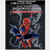 THE AMAZING SPIDER-MAN 1 & 2 MOVIE COLLECTION (4K ULTRA HD UHD DIGITAL CODE) (VUDU, MOVIESANYWHERE INSTANT DELIVERY