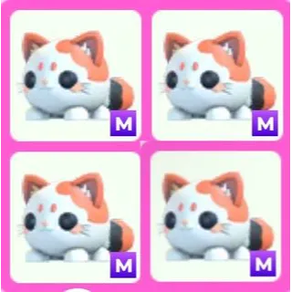 4 pcs of mega mochi meow