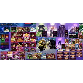 #106 Anime Vanguards SUPER META Account : Lvl 119 - 5 Monarch : Monarch Brolzi Super , Monarch Iscanur Pride , Monarch Lich 