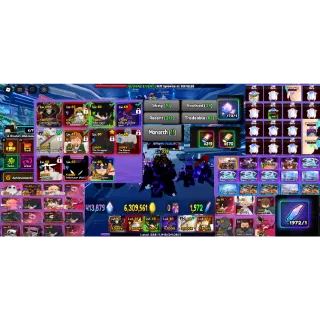 #108 Anime Vanguards SUPER META Account : 11 Monarch - 5 Vanguard Monarch , 1972 Rerolls , 39 Evolved Units ,...