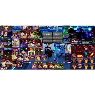 #115 Anime Vanguards SUPER META Account : 9 Monarch Meta : Monarch Koguro (Unlease) , Monarch Brolzi Super,...