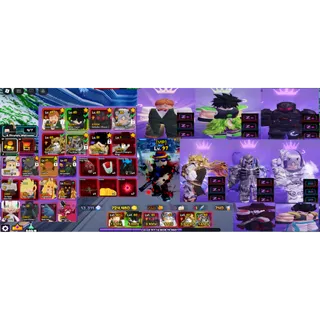 #097 Anime Vanguards SUPER META Account : Lvl 97 : 6 Monarch : Vanguard Monarch Iscanor (Pride), Brolzi, Dio,..