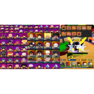 #129 All Star Tower Defense / Super Meta Account : lvl 251 : x16 7 Star Units : Goku instinct, Gohan , Puchi,Broly,..