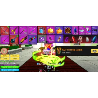 #013 Blox Fruit Account : Lvl 2800 Race Draco V4 Full gear , 31M BELI , Sanguine Art , CDK , SG,...