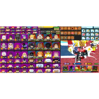 #137 ⭐ASTD⭐ x10 7 Star UNITS : All Star Tower Defense Meta Account: Lvl 222 : Heavenly Duo , Guts ,Erren, Umbra