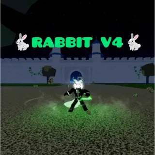 Blox Fruits Account : Godhuman + CDK + RABBIT V4 Full Gear + Random Fruits and Items