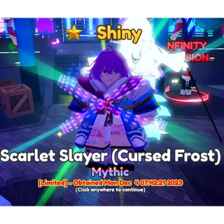 Anime Adventures Shiny Izu - Slayer Scarlet evo