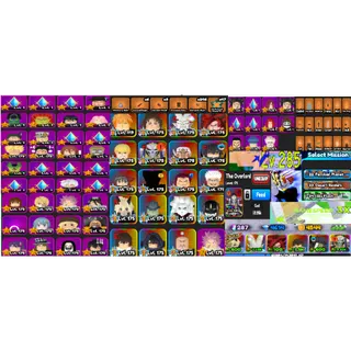 #167 ⭐ASTD⭐ GOAT Account : Lvl 285: x19 7 Star Units : Ainz Overlord ,Tboy, Kovegu IV , Shenron,Humura,..