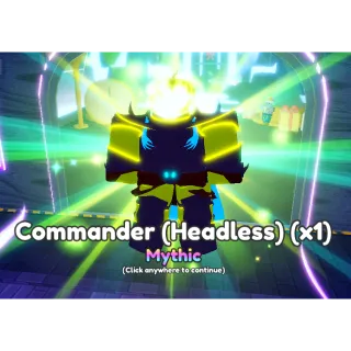 Anime Adventures Orwin headless skin - Commamder ( Headless)