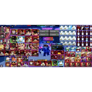 #133 Anime Vanguards SUPER META -END GAME Account: 12 Monarch Units+Shark Monarch : 15 Shiny, 37 Evolved