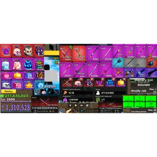 #066 Blox Fruits Account Lvl 2800 : 277M BELI , 1M3 FRAGMENT , Ghoul V4 Full Gear , Using Mochi v2 Awakened All Skills ,...