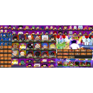 #114 All Star Tower Defense / ASTD Old / Original / GOAT Account : lvl 248 : x18 7 Star Units : Star King , Tanjiro , Boros