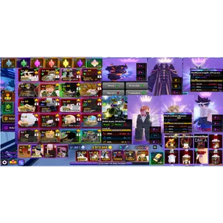 Stack 4 Game Account : Anime Vanguard Super Meta : 6 Monarch Units : Lich King Monarch , Iscanor Monarch