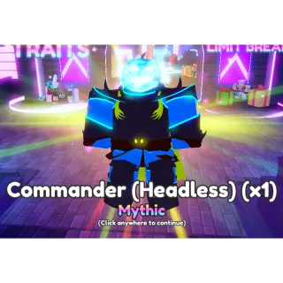 Anime Adventures Orwin headless skin - Commamder ( Headless)