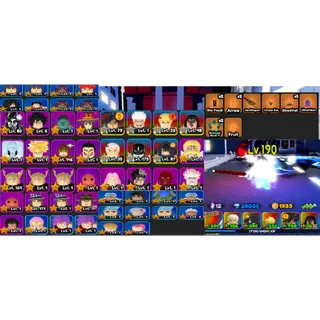 #141 : x7 7 Star Units ⭐ASTD⭐ Meta Account : lvl 190 : Goku Instinct , Mysterious X, Heavenly Duo , Devil