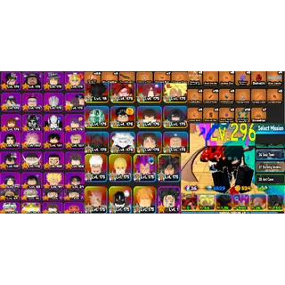 #168 ⭐ASTD⭐ GOAT Account -  Lvl 296: x19 7 Star Units : Kovegu IV , Goku, Guts, Mysterious X, Ichi ,Aizen, Mochi , Sukuna, ,...