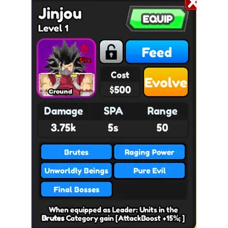 ASTD Jinjou Cumber - All Star Tower Defense