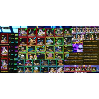 #112 Anime Adventures GOAT Account : Lvl 317 : Rank #1 Tournament 10 Times : TRIPLE SSS AIZEN , UNIQUE DARK MAGE DOUBLE SSS,