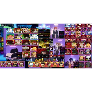 #139 Anime Vanguards  META Account : Lvl 141 : 4 Monarch + Shark Monarch : Shiny Ice Queen -Deadeye , Escanor Pride Monarch