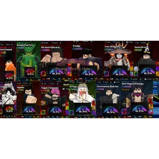 🔥FLASH SALE #055 Anime Expedition 9 Unbound 4 Secret Account 👑: Unbound Prodogy ( Gohan ) , Unbound 8th Sword (Berserk)