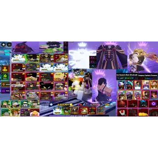 #120 Anime Vanguards SUPER META Account :4 Monarch Units : Monarch Ice Queen (Release) , Monarch Lich King(ruler) 