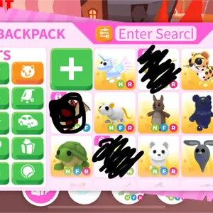 neon adopt me pet bundle