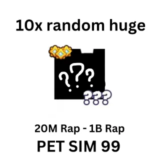 10X RANDOM HUGE