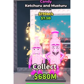 Candy ketchuru and musturu ( rare )