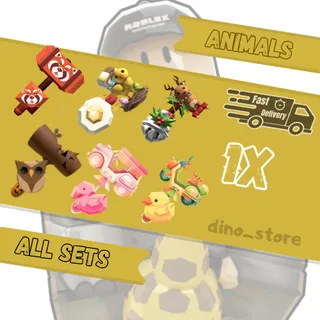 🌟animals bundle ( red panda, easter chick and more )🌟