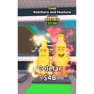 Gold ketchuru and musturu