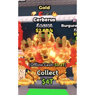  🌟Gold cerberus 2.6b/sec🌟rare