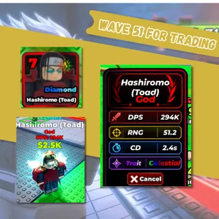 DEFEND YOUR BASE WITH ANIME - HOSHIROMO ( TOAD ) 294K/SEC