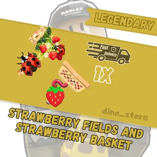Strawberry fields and strawberry basket - flee the facility