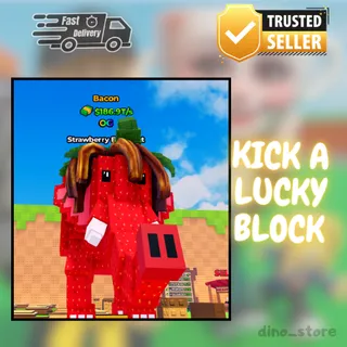  🌟Bacon strawberry elephant 186t/Sec🌟 kick a lucky block