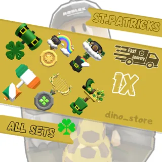🌟ST. patrics bundle ( Pot o Gold, Lucky Top Hat, Fortune House and more )🌟