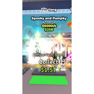 🌟Spooky and pumpky 600m/s🌟