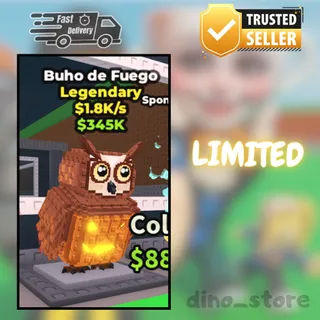 🌟Buho de fuego🌟ultra limited - steal a brainrot