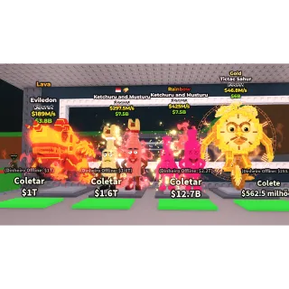 Steal a brainrot bundle ( eviledon lava 189m/s, ketchuru 297.5m/s, Rb ketchuru 425m/s and gold tictac 46.8m/s )