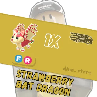 Strawberry bat dragon - adopt me