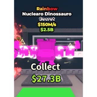 Rainbow nuclearo dinossauro 150m/s