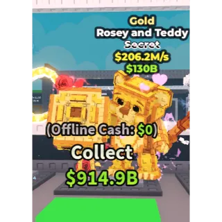 🌟Gold rosey and teddy🌟